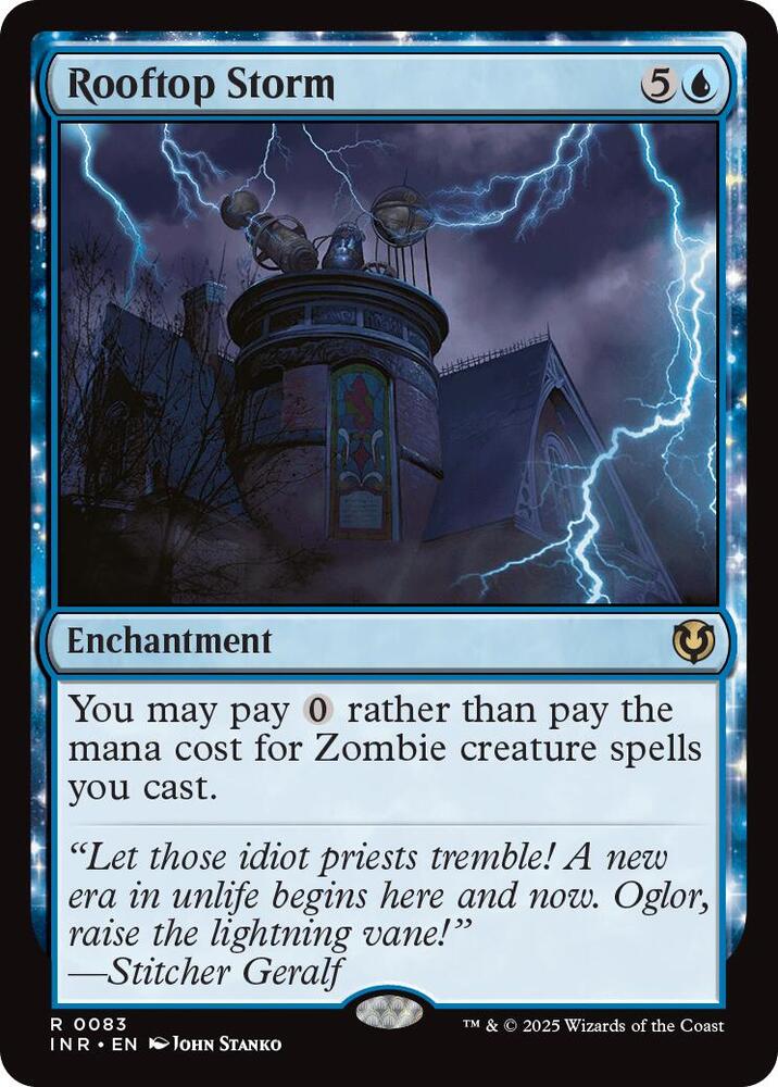Rooftop Storm - Innistrad Remastered (INR) NM