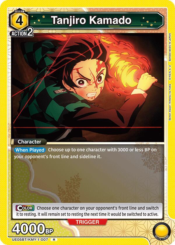 Tanjiro Kamado (007) - UE05BT: Demon Slayer: Kimetsu no Yaiba (UE05BT) LP *FOIL*