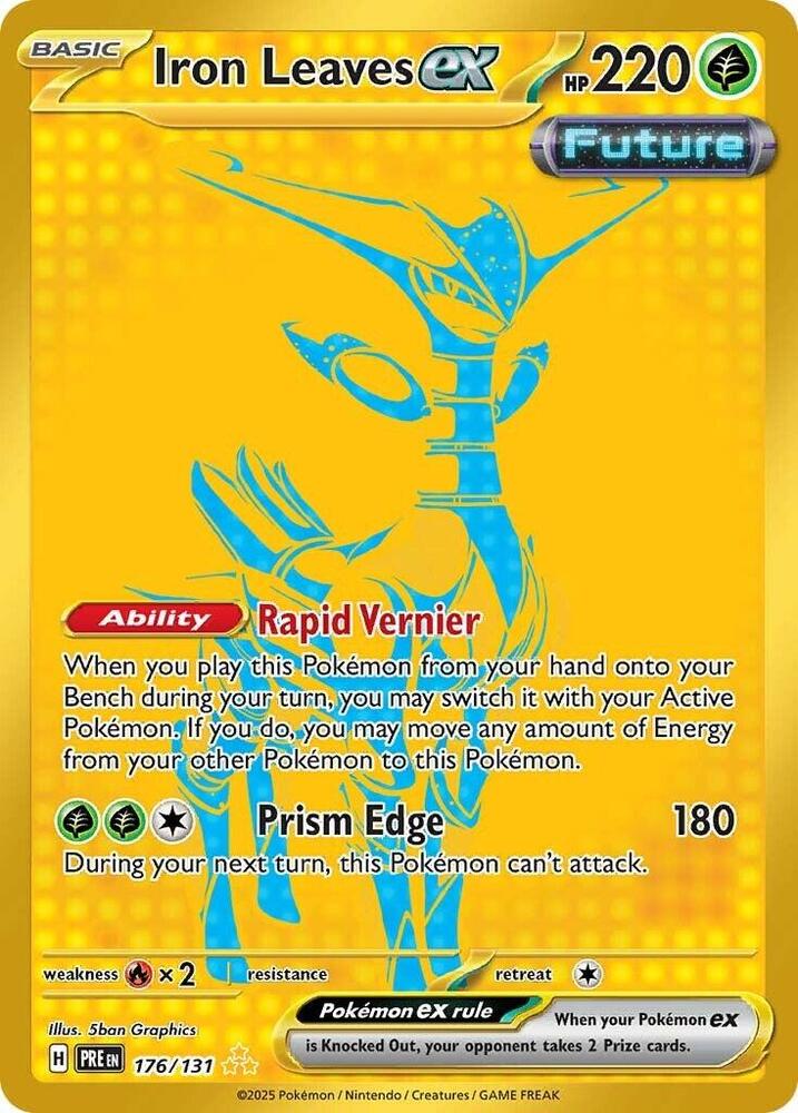 Iron Leaves ex - SV: Prismatic Evolutions (PRE) NM *FOIL*