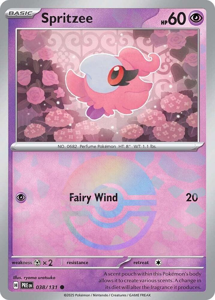 Spritzee (Poke Ball Pattern) - SV: Prismatic Evolutions (PRE) NM
