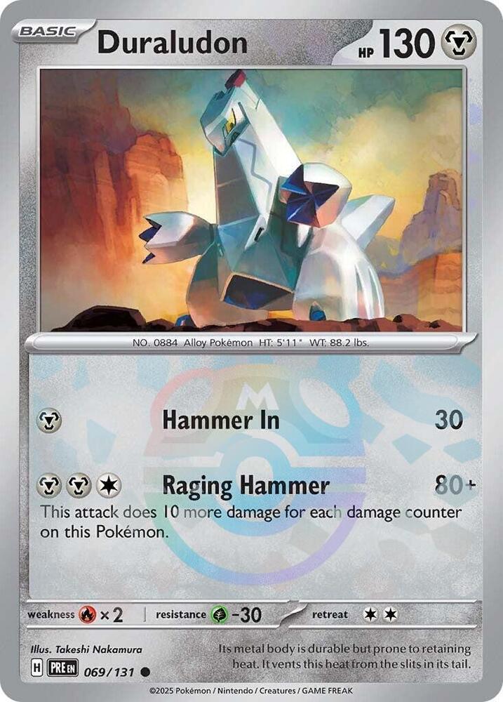 Duraludon (Master Ball Pattern) - SV: Prismatic Evolutions (PRE) NM