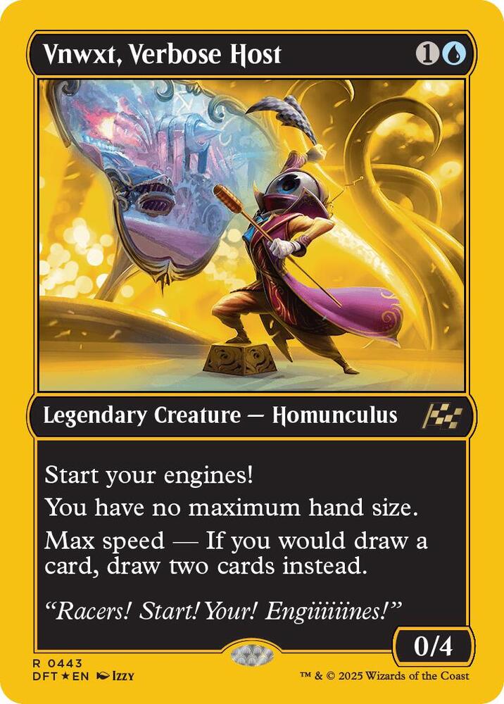Vnwxt, Verbose Host (First-Place Foil) - Aetherdrift (DFT) NM *FOIL*