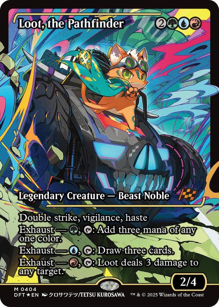 Loot, the Pathfinder (Showcase) - Aetherdrift (DFT) NM *FOIL*