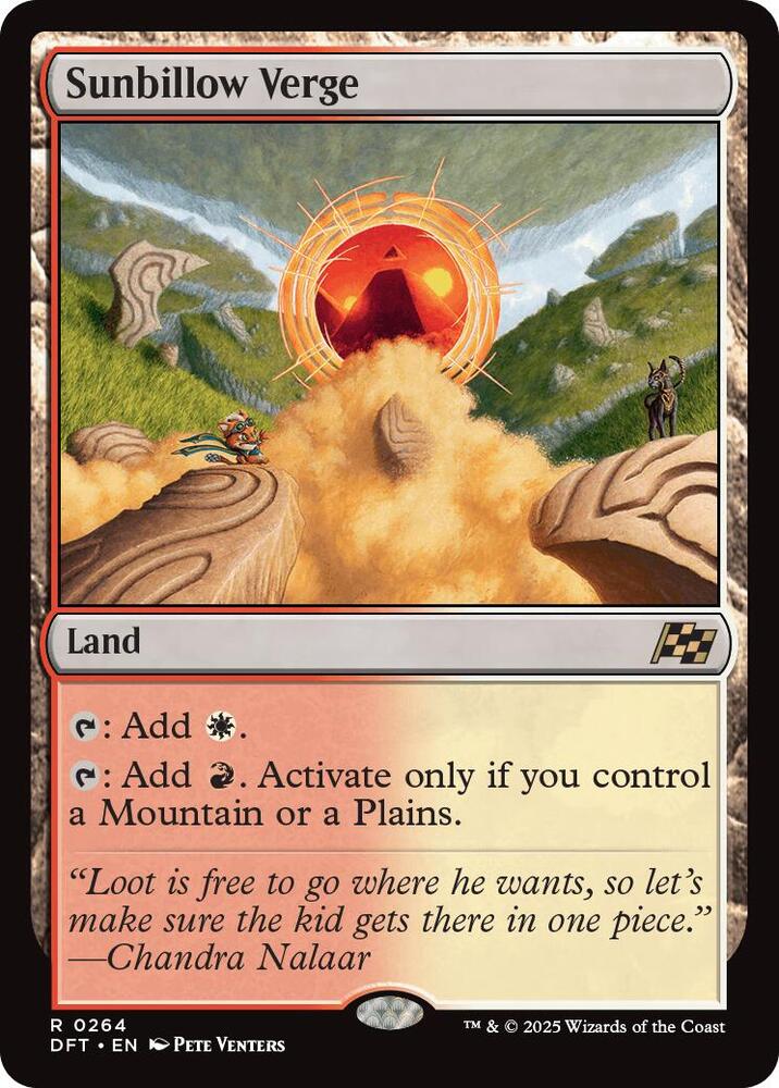 Sunbillow Verge - Aetherdrift (DFT) NM