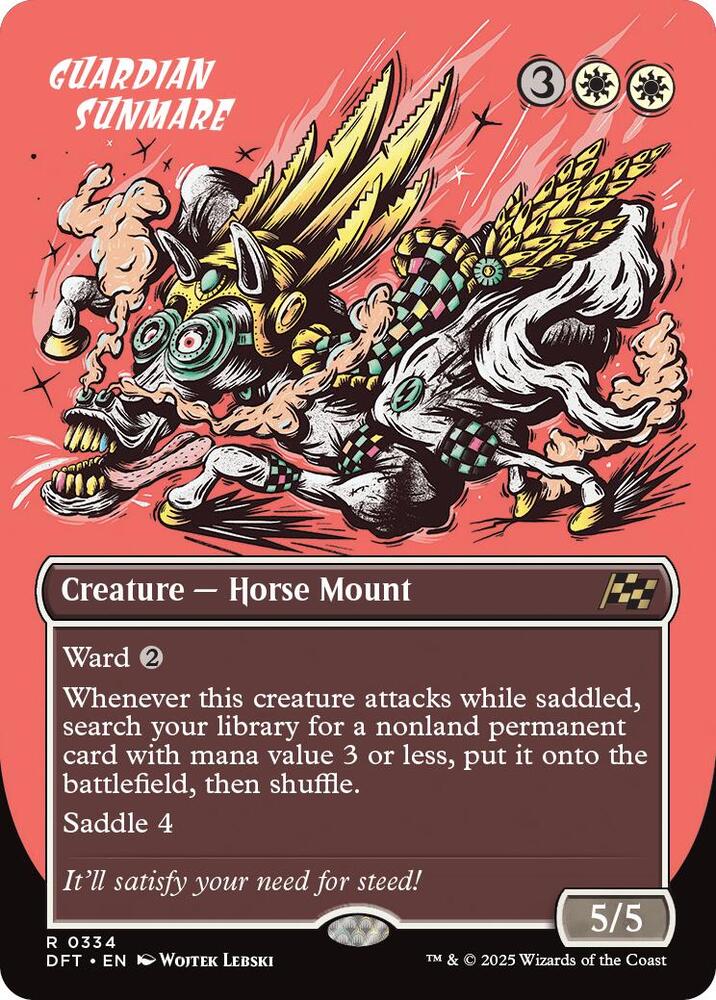 Guardian Sunmare (Borderless) - Aetherdrift (DFT) NM *FOIL*