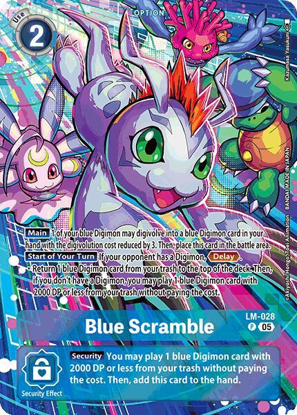 Blue Scramble (Alternate Art) - Starter Deck 20: Protector of Light (ST-20) NM *FOIL*
