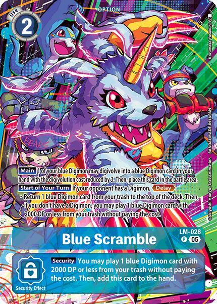 Blue Scramble (Alternate Art) - Starter Deck 21: Hero of Hope (ST-21) NM *FOIL*
