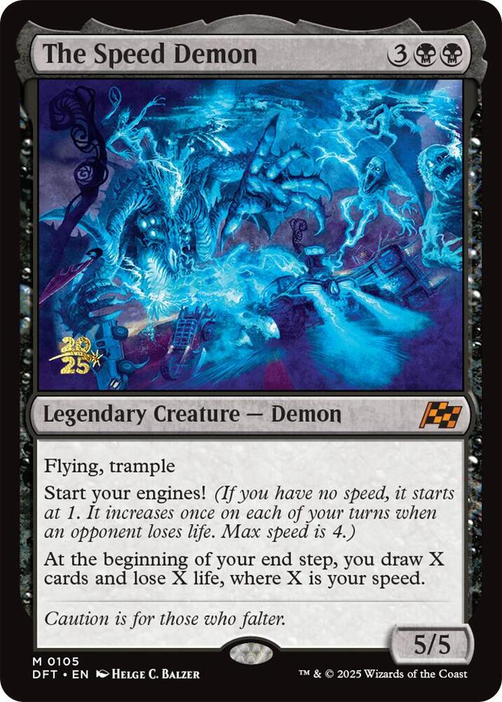 The Speed Demon - Prerelease Cards (PRE) NM *FOIL*