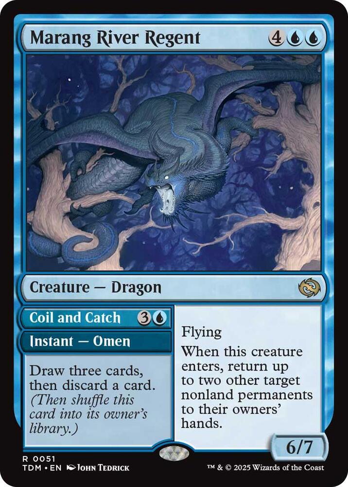 Marang River Regent - Tarkir: Dragonstorm (TDM) NM *FOIL*