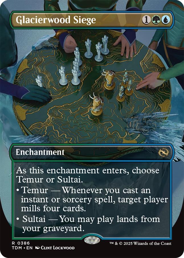 Glacierwood Siege (Borderless) - Tarkir: Dragonstorm (TDM) NM
