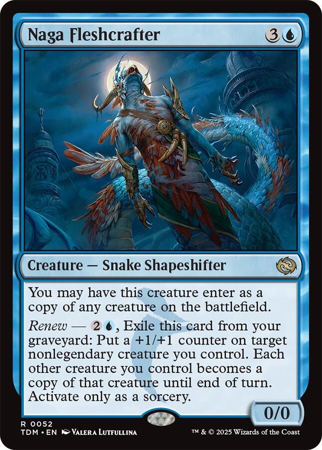 Naga Fleshcrafter - Tarkir: Dragonstorm (TDM) NM *FOIL*