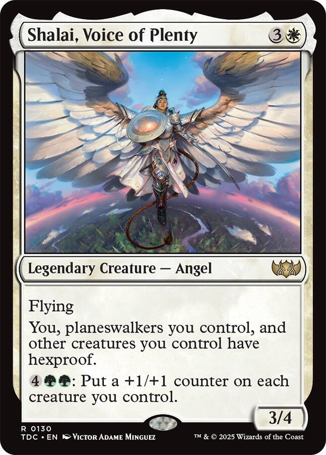 Shalai, Voice of Plenty - Commander: Tarkir: Dragonstorm (TDC) NM