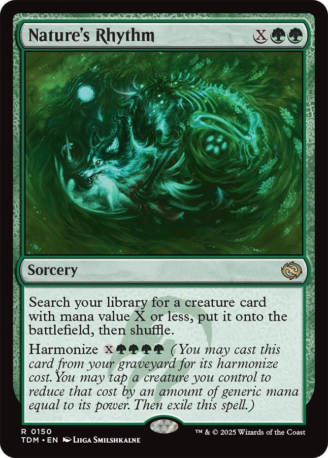 Nature's Rhythm - Tarkir: Dragonstorm (TDM) NM *FOIL*