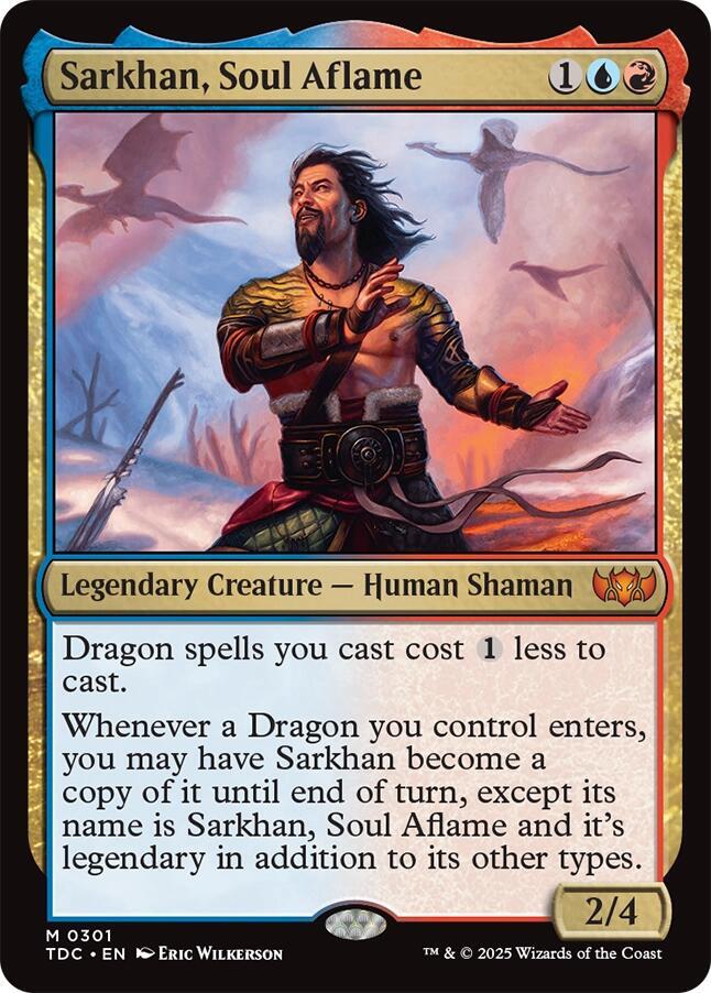 Sarkhan, Soul Aflame - Commander: Tarkir: Dragonstorm (TDC) LP