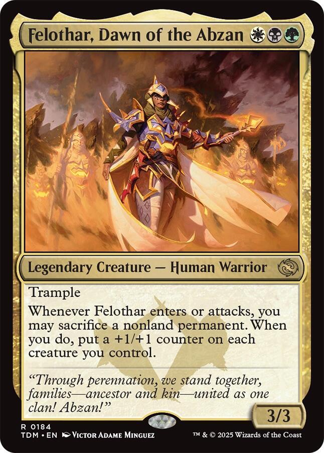 Felothar, Dawn of the Abzan - Tarkir: Dragonstorm (TDM)