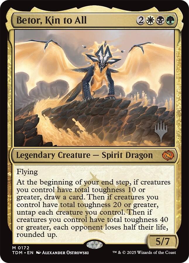 Betor, Kin to All - Promo Pack: Tarkir: Dragonstorm (PPTDM) NM
