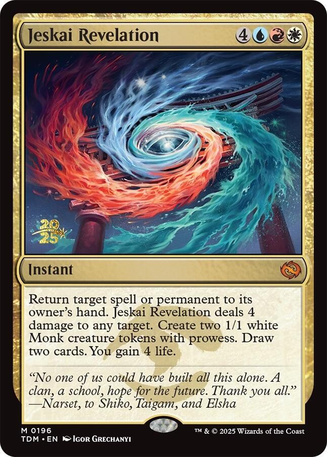 Jeskai Revelation - Prerelease Cards (PRE) NM *FOIL*