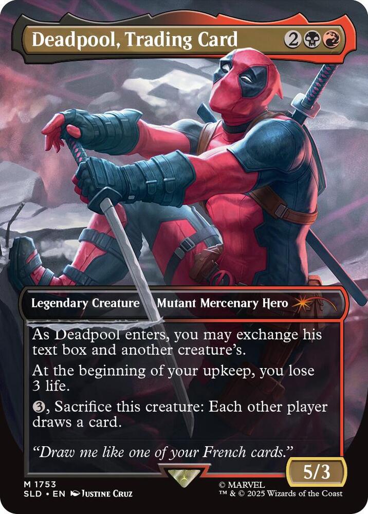Deadpool, Trading Card (1753) - Secret Lair Drop Series (SLD) NM