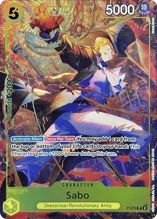 Sabo (Premium Card Collection -Best Selection Vol. 3-) - One Piece Promotion Cards (OP-PR) NM *FOIL*