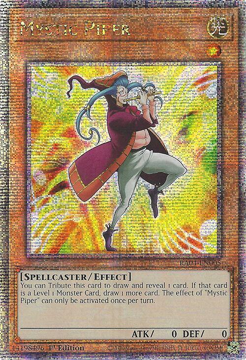 Mystic Piper (Quarter Century Secret Rare) - Quarter Century Stampede (RA04) NM