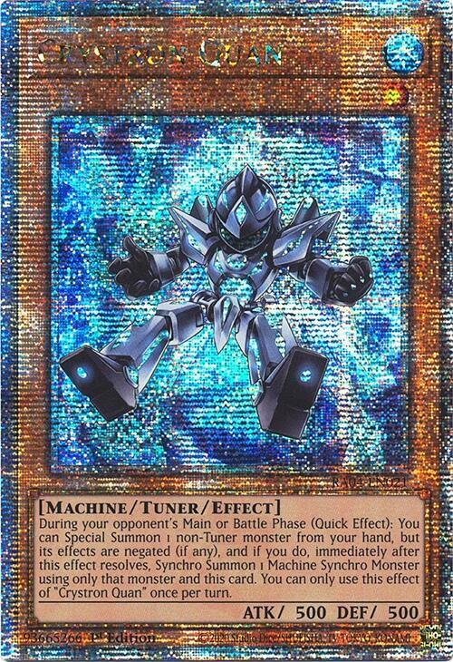 Crystron Quan (Quarter Century Secret Rare) - Quarter Century Stampede (RA04) NM