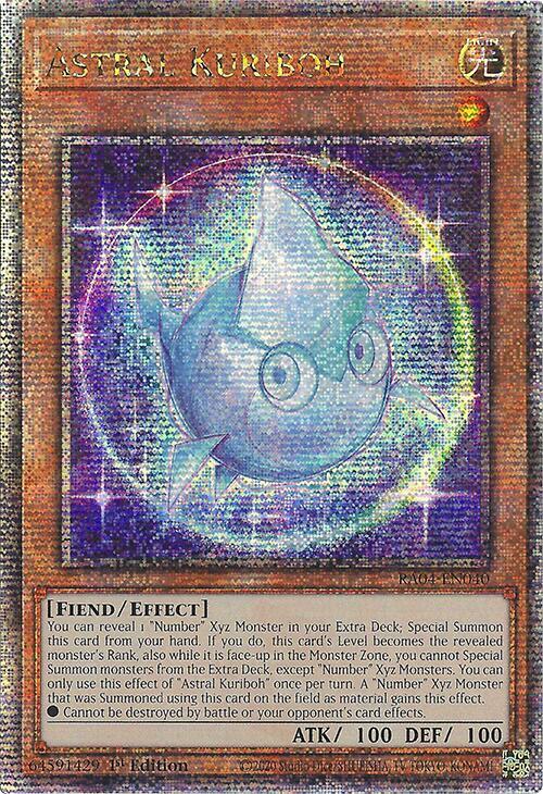 Astral Kuriboh (Quarter Century Secret Rare) - Quarter Century Stampede (RA04) NM