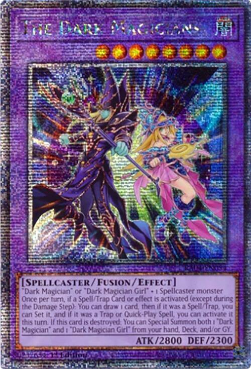 The Dark Magicians (Quarter Century Secret Rare) - Quarter Century Stampede (RA04) NM