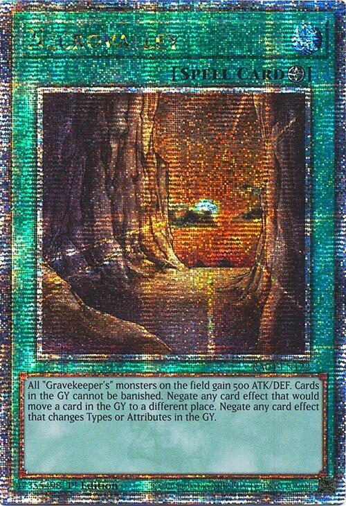 Necrovalley (Quarter Century Secret Rare) - Quarter Century Stampede (RA04) NM