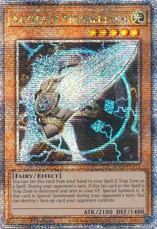 Artifact Moralltach (Quarter Century Secret Rare) - Quarter Century Stampede (RA04) NM