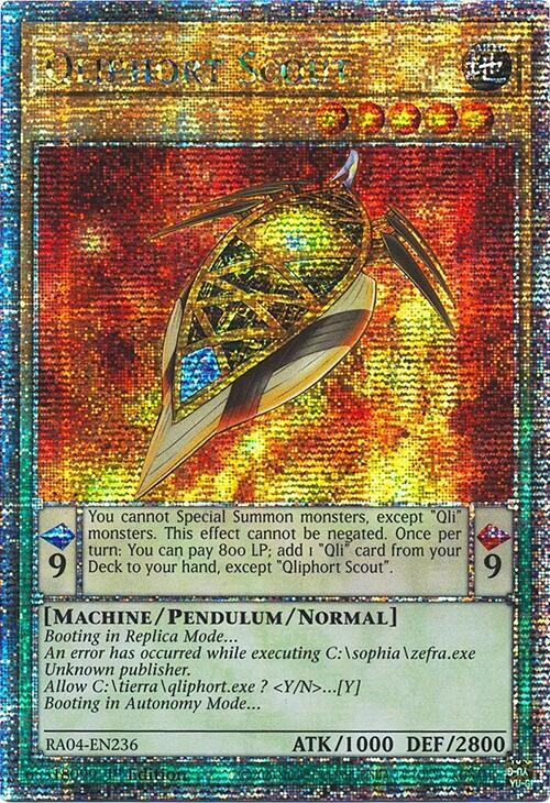 Qliphort Scout (Quarter Century Secret Rare) - Quarter Century Stampede (RA04) NM