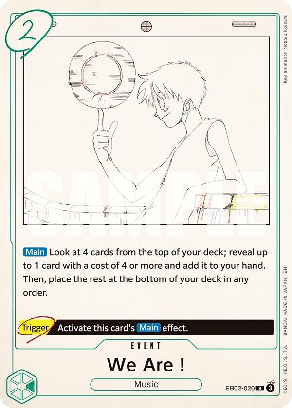 We Are! - Extra Booster: Anime 25th Collection (EB-02) NM *FOIL*