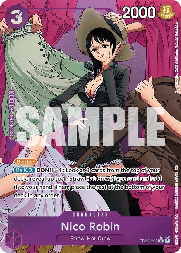 Nico Robin (Alternate Art) - Extra Booster: Anime 25th Collection (EB-02) NM *FOIL*