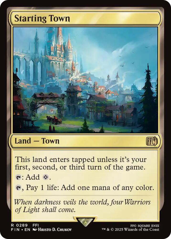Starting Town - FINAL FANTASY (FIN) NM