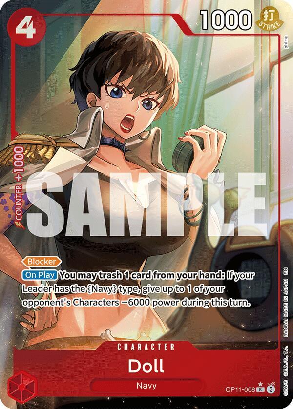 Doll (Alternate Art) - A Fist of Divine Speed (OP11) NM *FOIL*