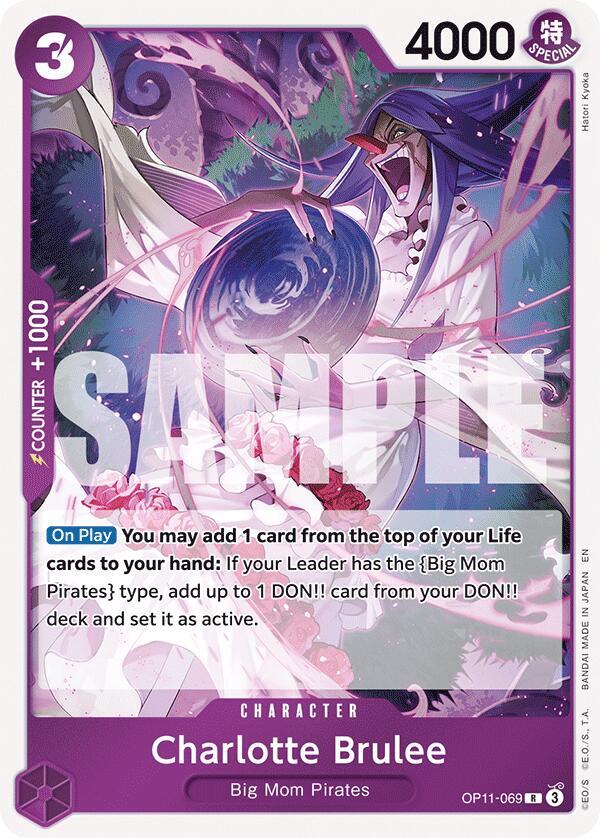 Charlotte Brulee - A Fist of Divine Speed (OP11) NM *FOIL*