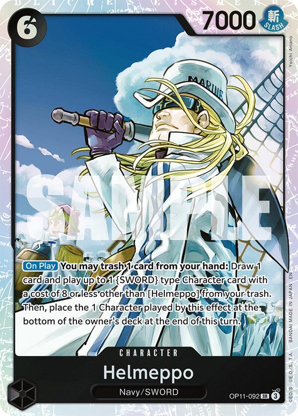 Helmeppo - A Fist of Divine Speed (OP11) NM *FOIL*