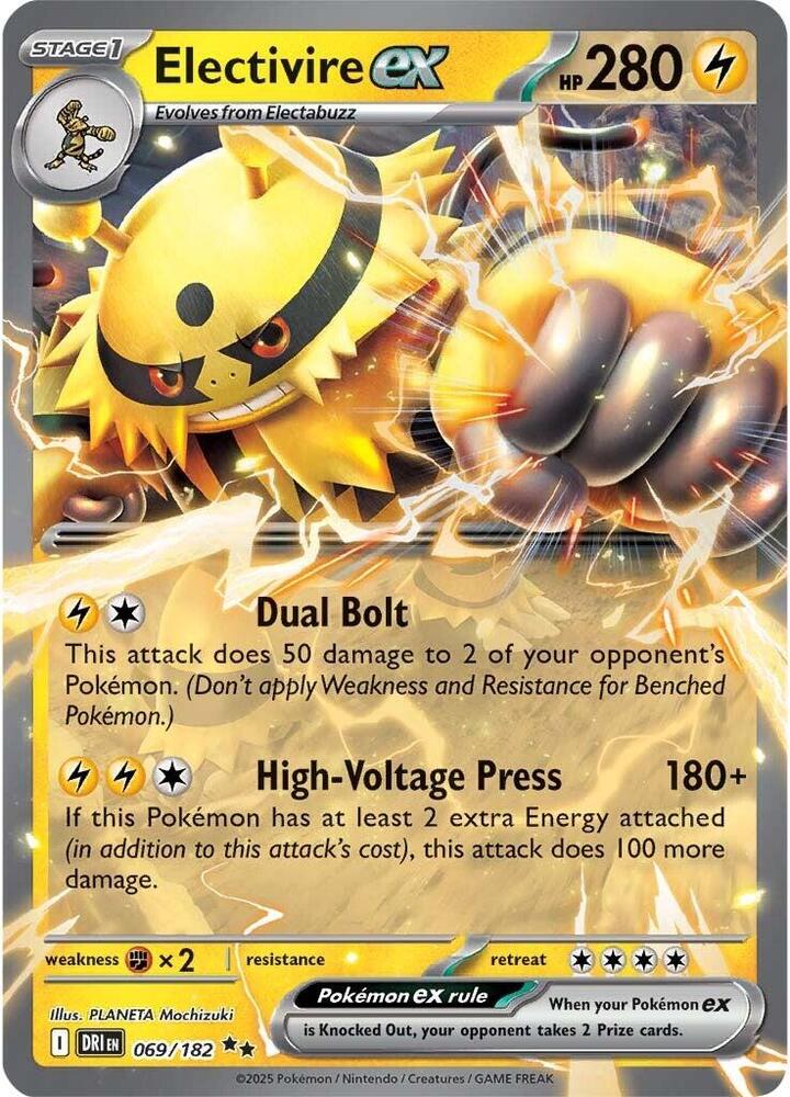 Electivire ex - 069/182 - SV10: Destined Rivals (DRI) LP *FOIL*