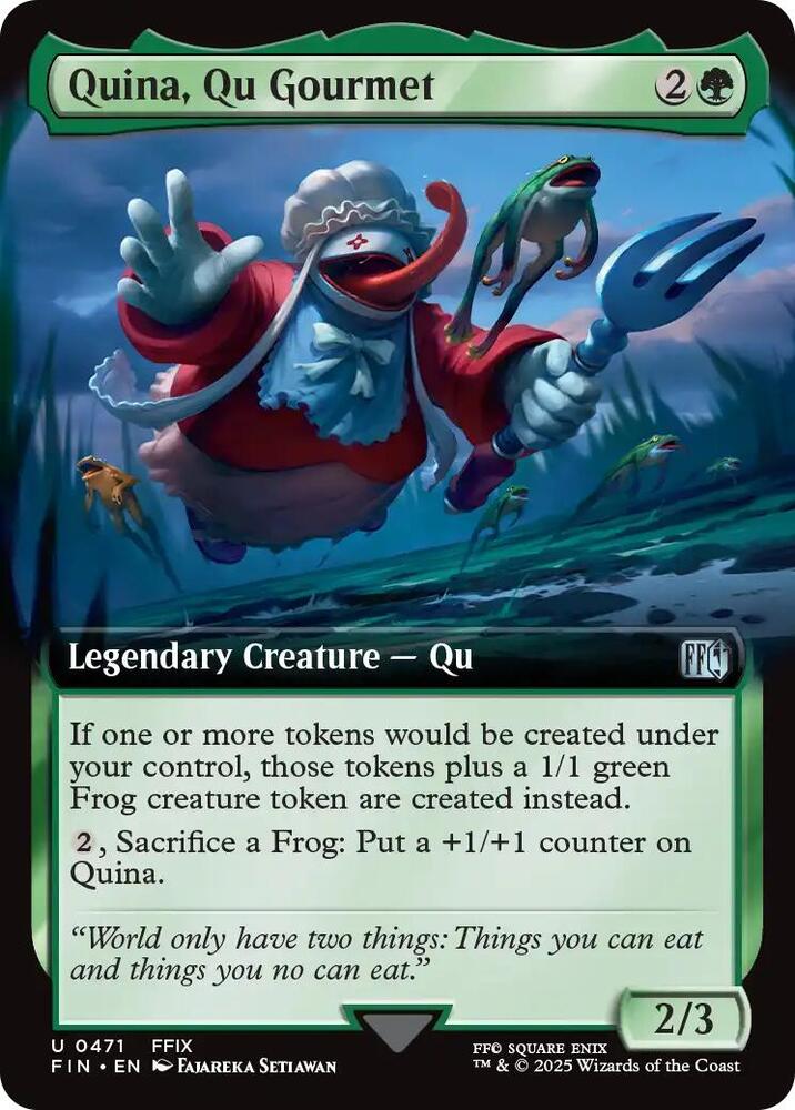 Quina, Qu Gourmet (Extended Art) - FINAL FANTASY (FIN) NM