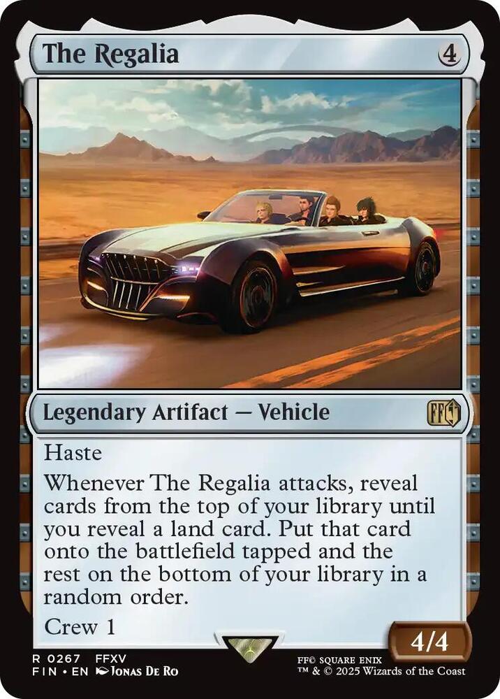 The Regalia - FINAL FANTASY (FIN) NM