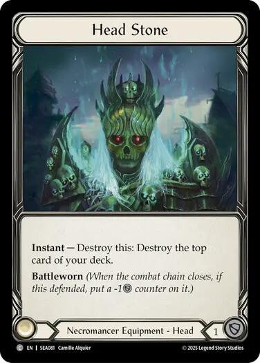 Head Stone (Treasure) - High Seas NM *Cold Foil*