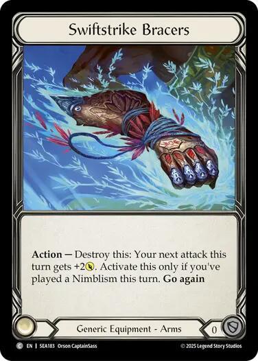 Swiftstrike Bracers (Treasure) - High Seas NM *Cold Foil*