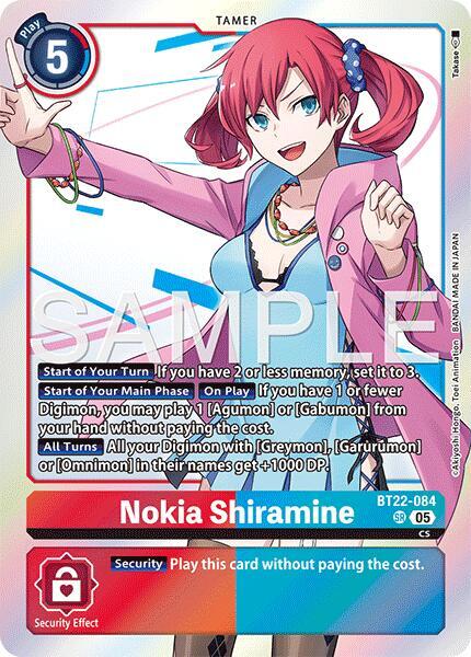 Nokia Shiramine - Cyber Eden (BT-22) NM *FOIL*