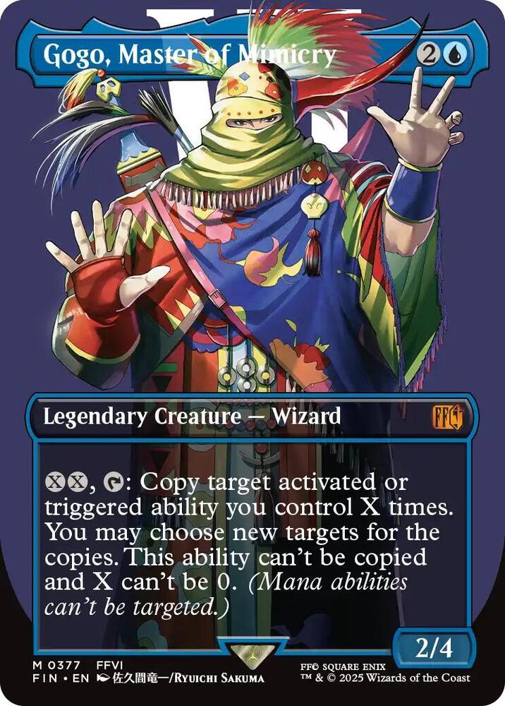 Gogo, Master of Mimicry (Borderless) - FINAL FANTASY (FIN) LP *FOIL*