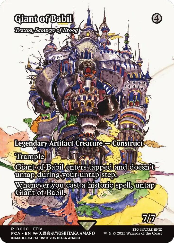 Giant of Babil - Traxos, Scourge of Kroog (Showcase) - FINAL FANTASY: Through the Ages (FCA) NM