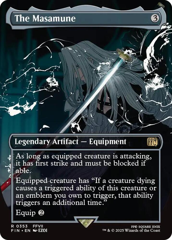 The Masamune (Borderless) - FINAL FANTASY (FIN) NM *FOIL*