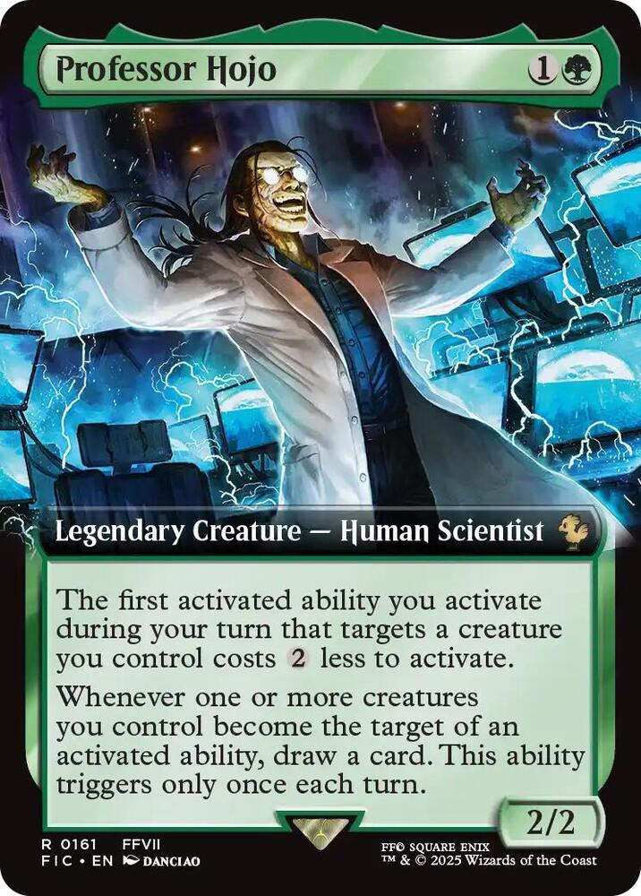 Professor Hojo (Extended Art) - Commander: FINAL FANTASY (FIC) NM *FOIL*