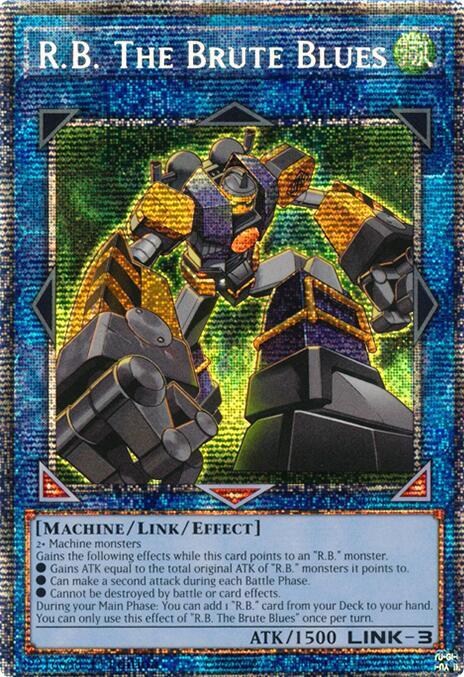 R.B. The Brute Blues (Starlight Rare) - Duelist's Advance (DUAD) NM