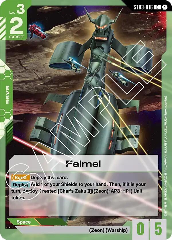 Falmel - Starter Deck 03: Zeon's Rush (ST03) NM