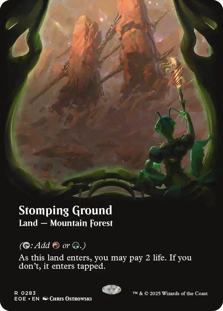Stomping Ground (Borderless) - Edge of Eternities (EOE) NM