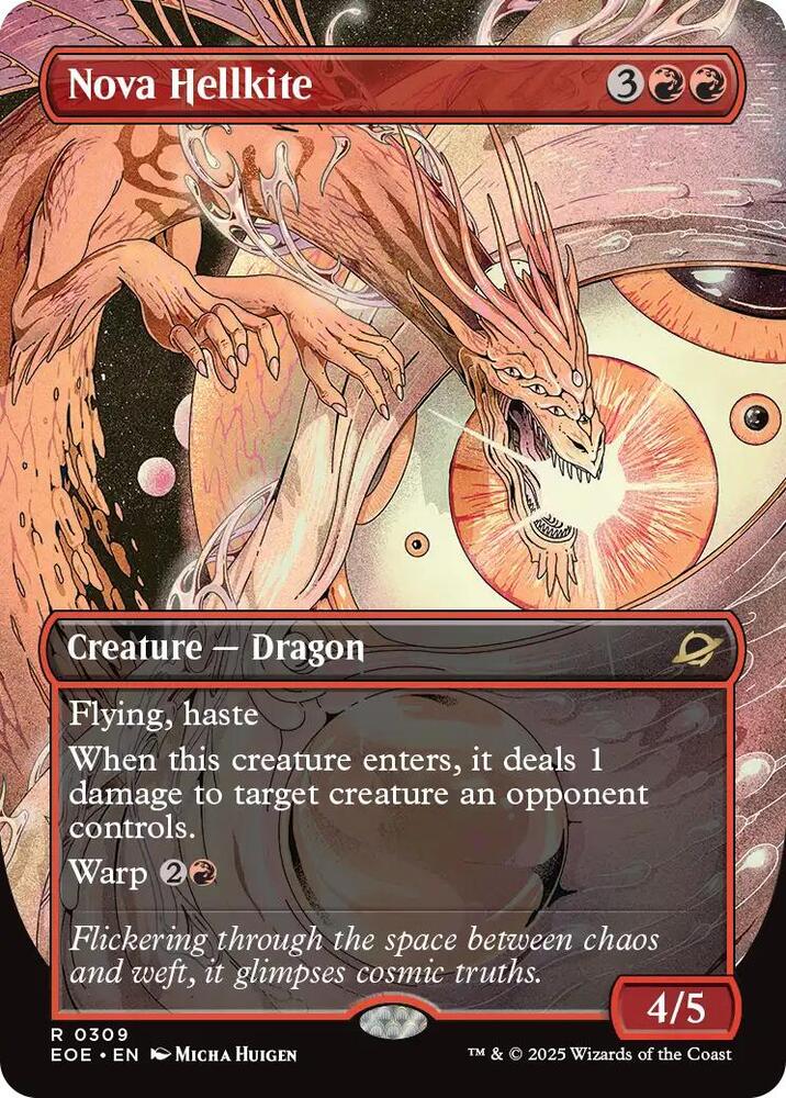 Nova Hellkite (Borderless) - Edge of Eternities (EOE) NM